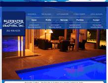 Tablet Screenshot of bluewaterdrafting.com
